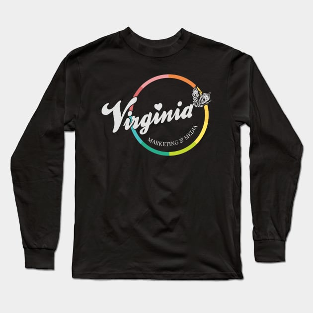 Virginia Marketing Long Sleeve T-Shirt by nomadearthdesign